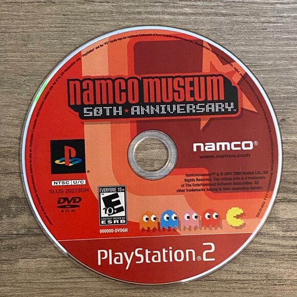 Namco Museum 50th Anniversary PlayStation 2 PS2 Greatest Hits Video Game w/ Case - Picture 4 of 11